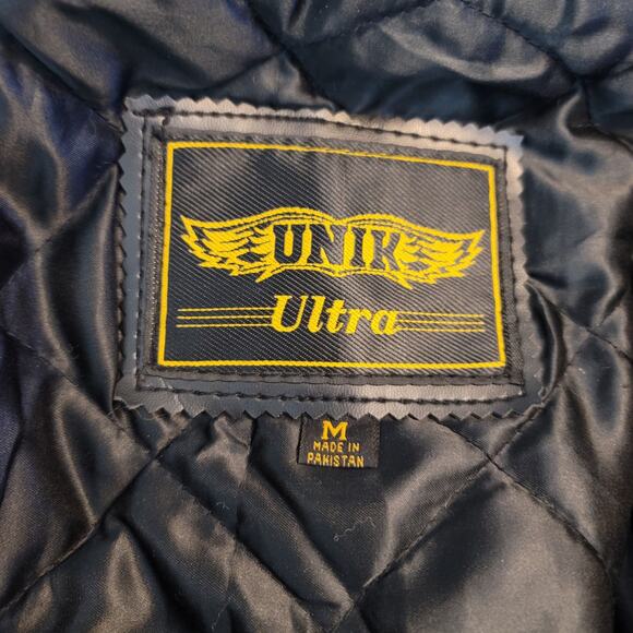 Unik Ultra Leather Motorcycle Jacket Zip Out Liner/Vest Women's M - Picture 7 of 9
